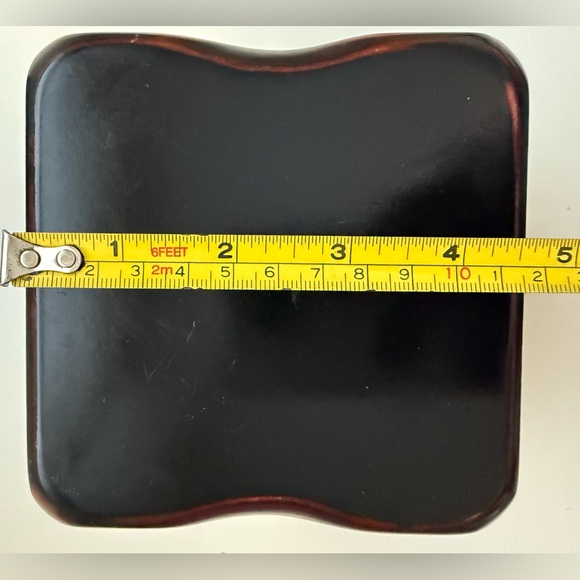 Set of 2 Dark Decorative Boxes with Metal Clasp - Picture 7 of 9